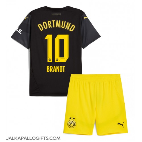 Borussia Dortmund Julian Brandt #10 Vieras Peliasu Lasten 2024-25 Lyhythihainen (+ Lyhyet housut)